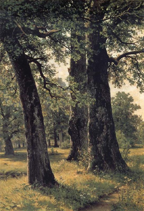 Ivan Shishkin Oak oil painting image